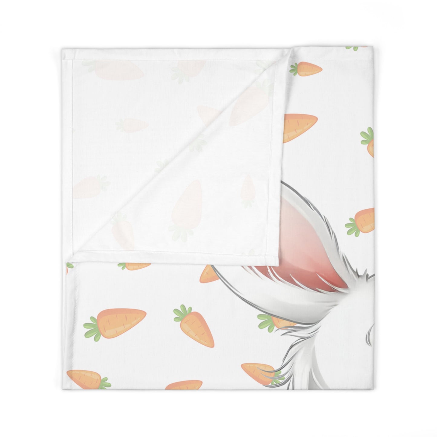 Benny the Rabbit - Personalized Baby Swaddle Blanket