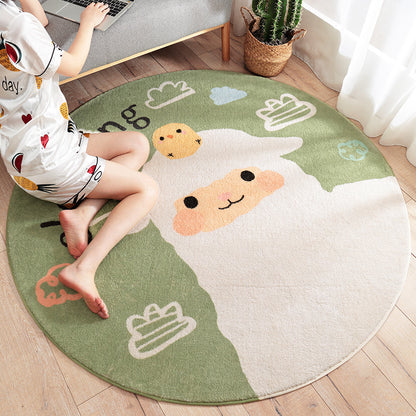 Playful Round Rug