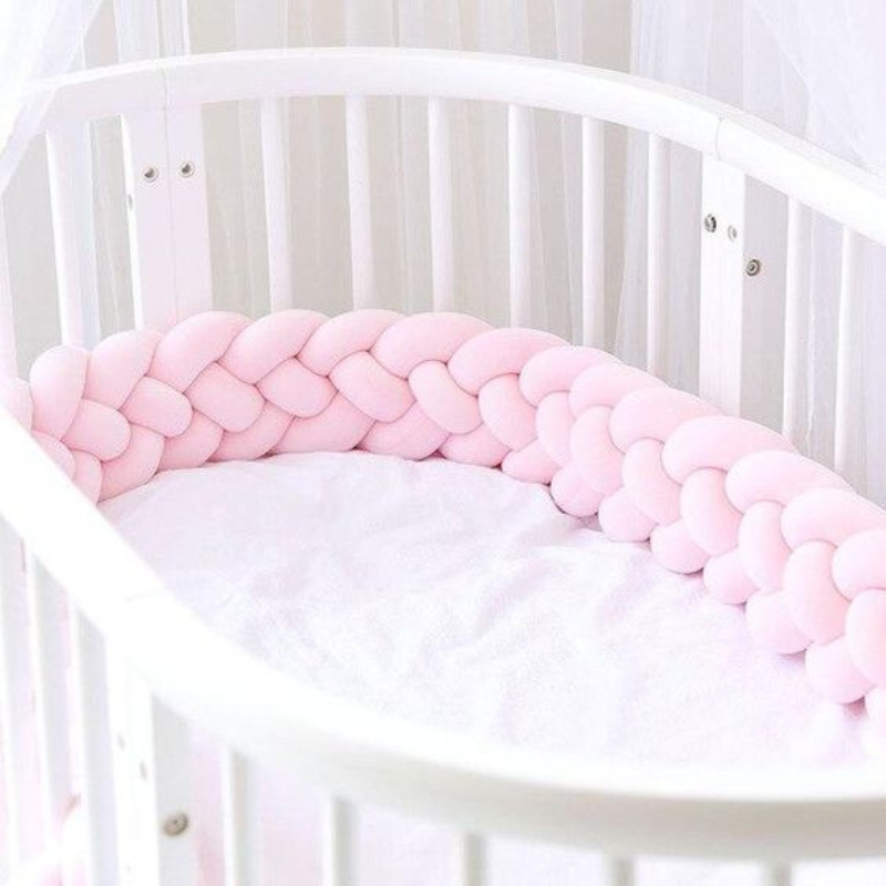 Braided crib best sale bumper australia