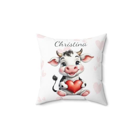 Cassie the Cow - Personalized Nursery Pillow