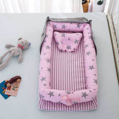 Snuggle Nest Cotton Foldable Baby Bed