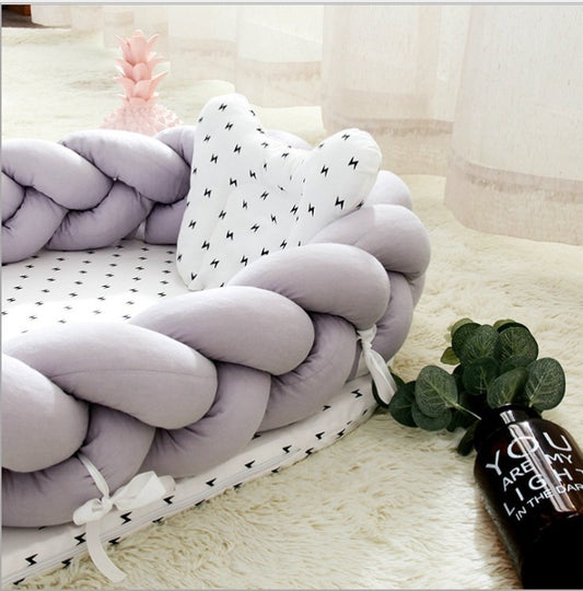 Portable Cotton Crib for Babies - Woven Design