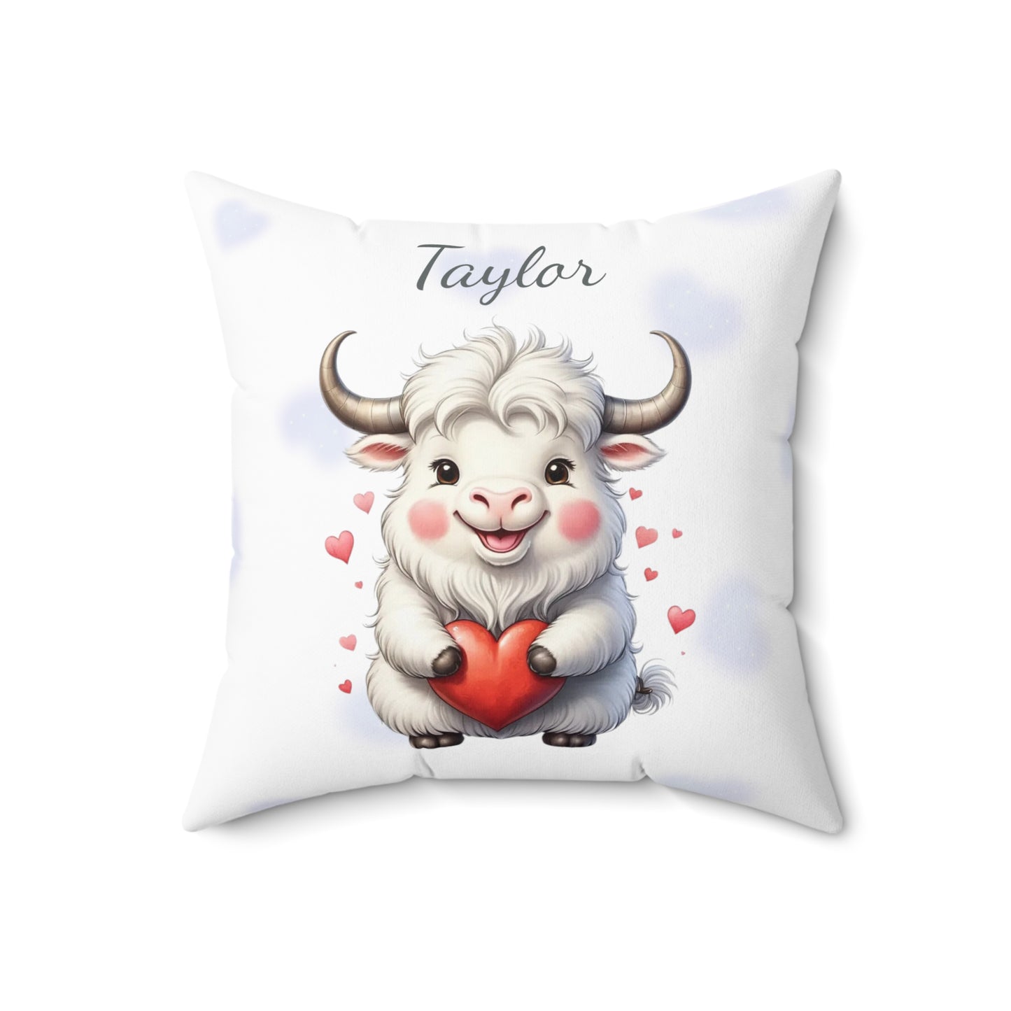 Yuri the Yak - Personalized Nursery Pillow