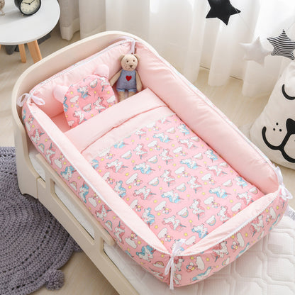 CozyCradle Portable Baby Nest with Quilt