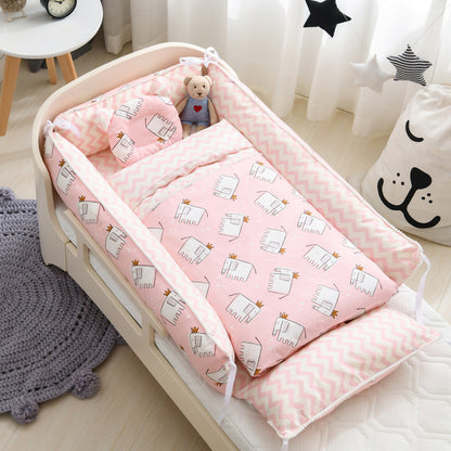 CozyCradle Portable Baby Nest with Quilt