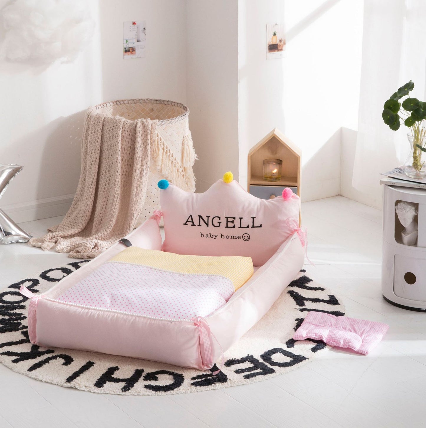 CozyNest Baby Bed & Bedding Set