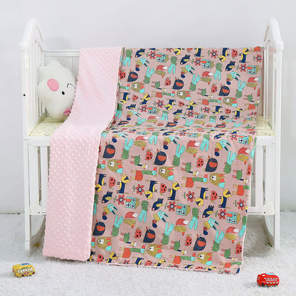 Soft & Snuggly Cartoon Baby Blanket