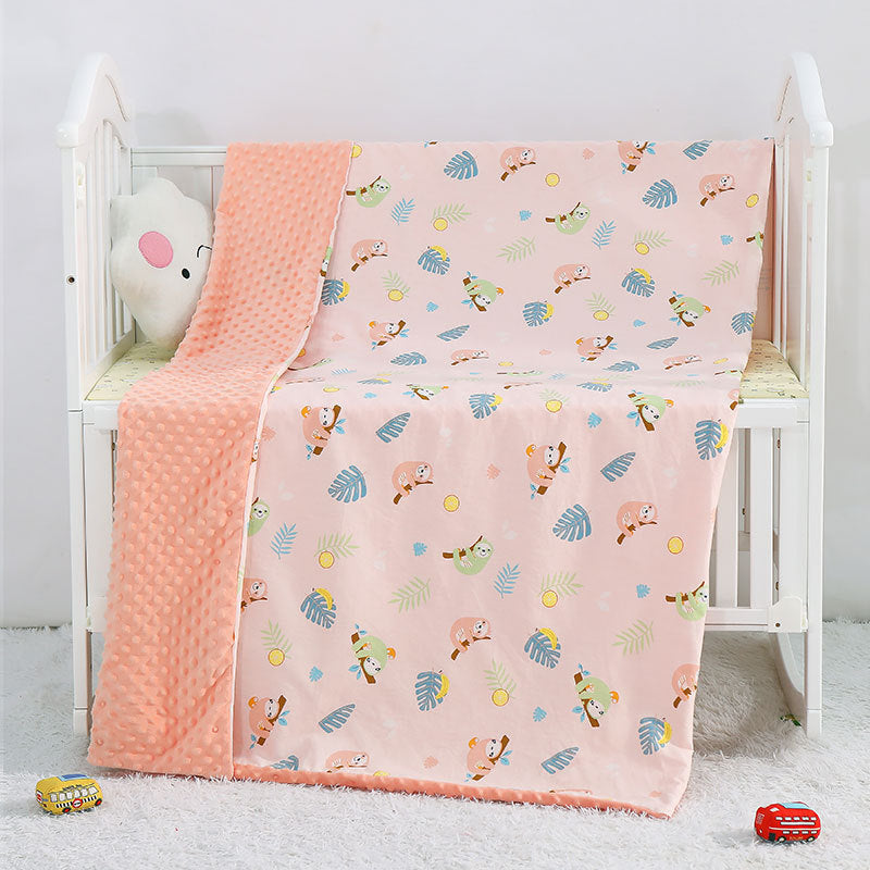 Soft & Snuggly Cartoon Baby Blanket