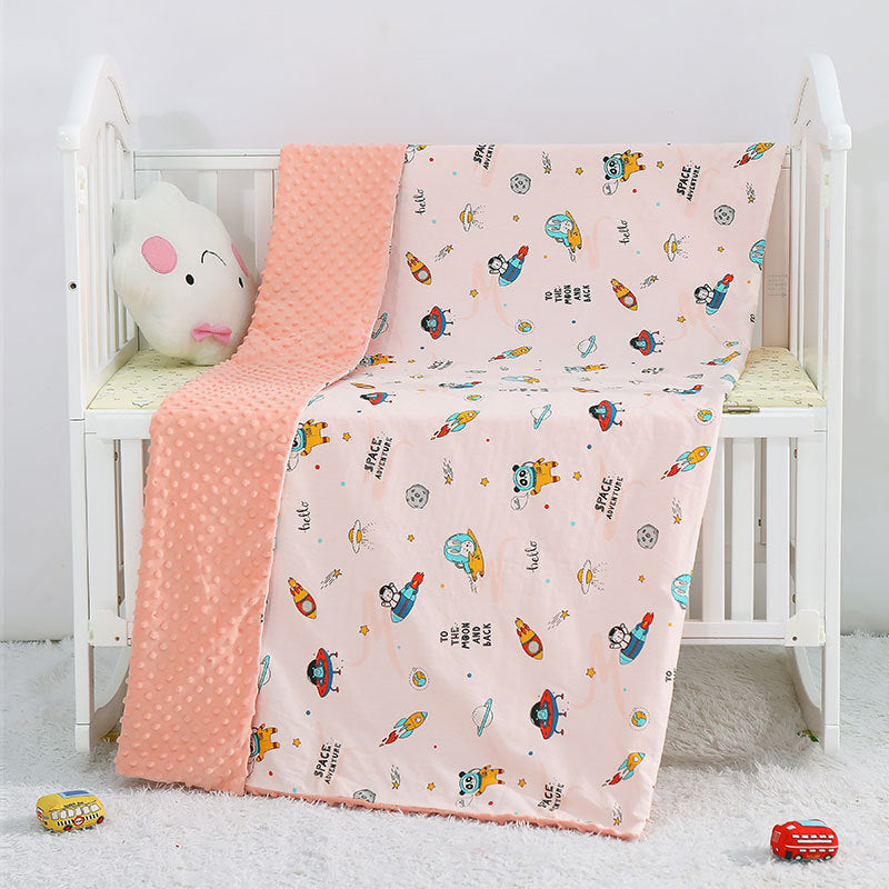 Soft & Snuggly Cartoon Baby Blanket