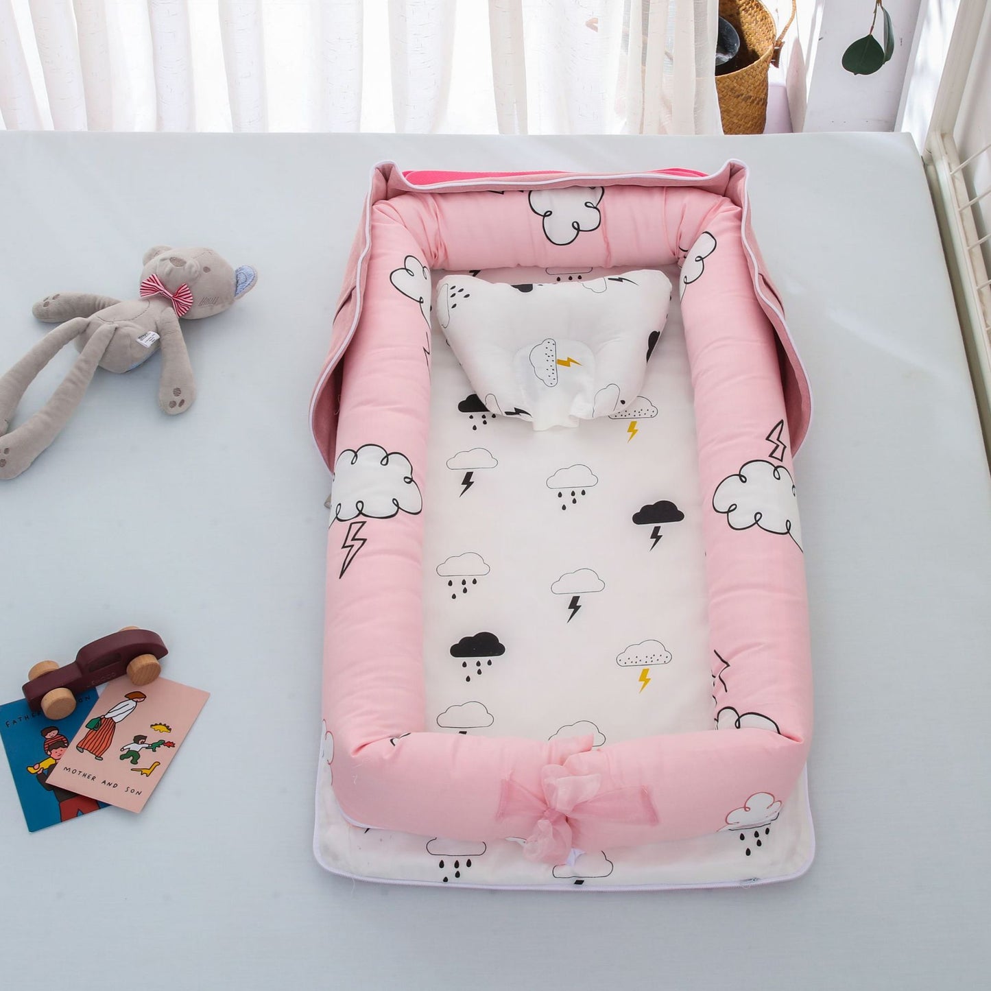 Snuggle Nest Cotton Foldable Baby Bed