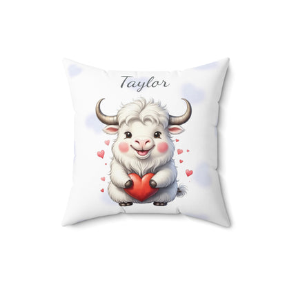 Yuri the Yak - Personalized Nursery Pillow