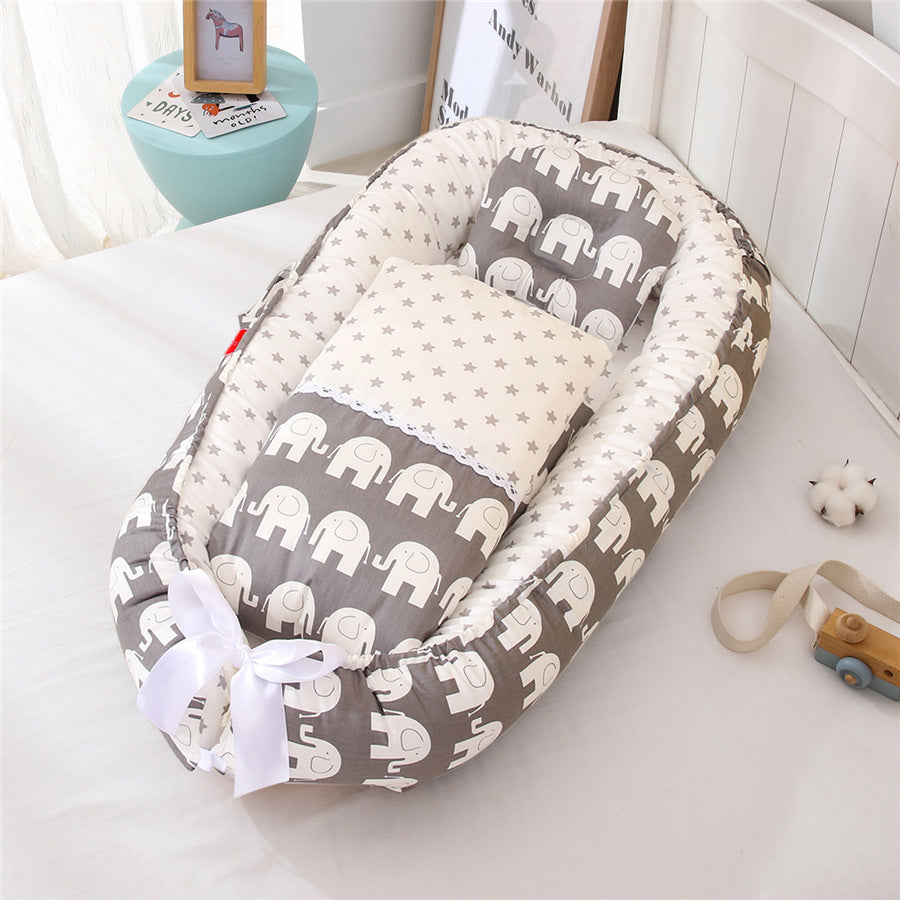 Cotton Foldable Baby Nest Set