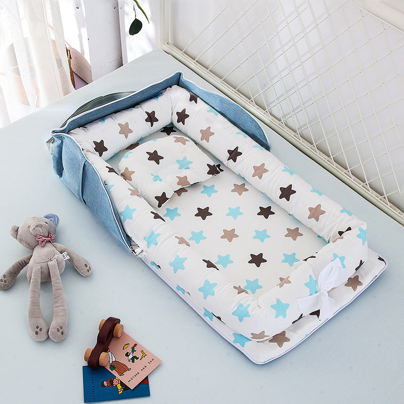 Snuggle Nest Cotton Foldable Baby Bed