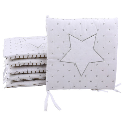 Extra-Soft Starry Cotton Pillow Bumper Set