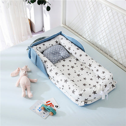 Snuggle Nest Cotton Foldable Baby Bed