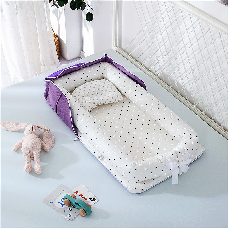 Snuggle Nest Cotton Foldable Baby Bed