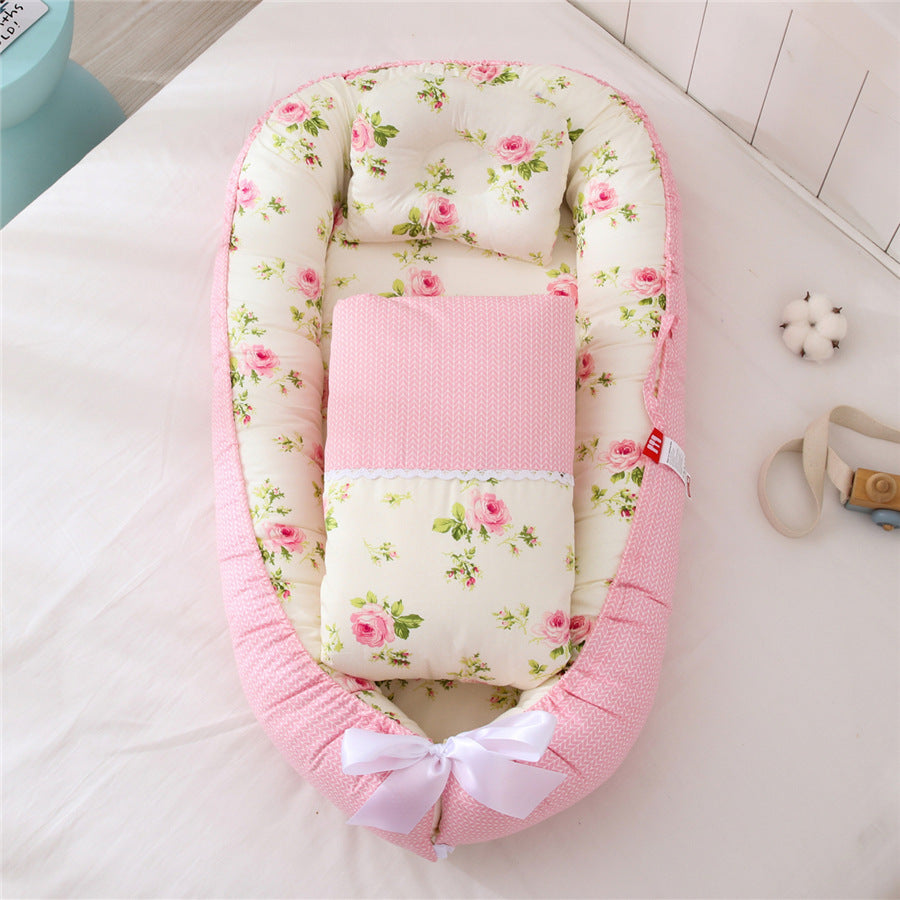 Cotton Foldable Baby Nest Set