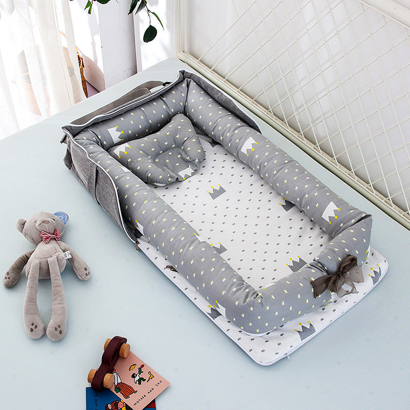 Snuggle Nest Cotton Foldable Baby Bed