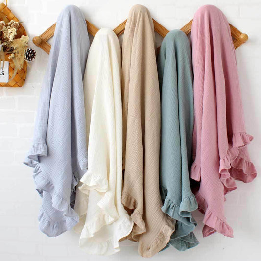 Snuggle Chic Ruffle Baby Blanket