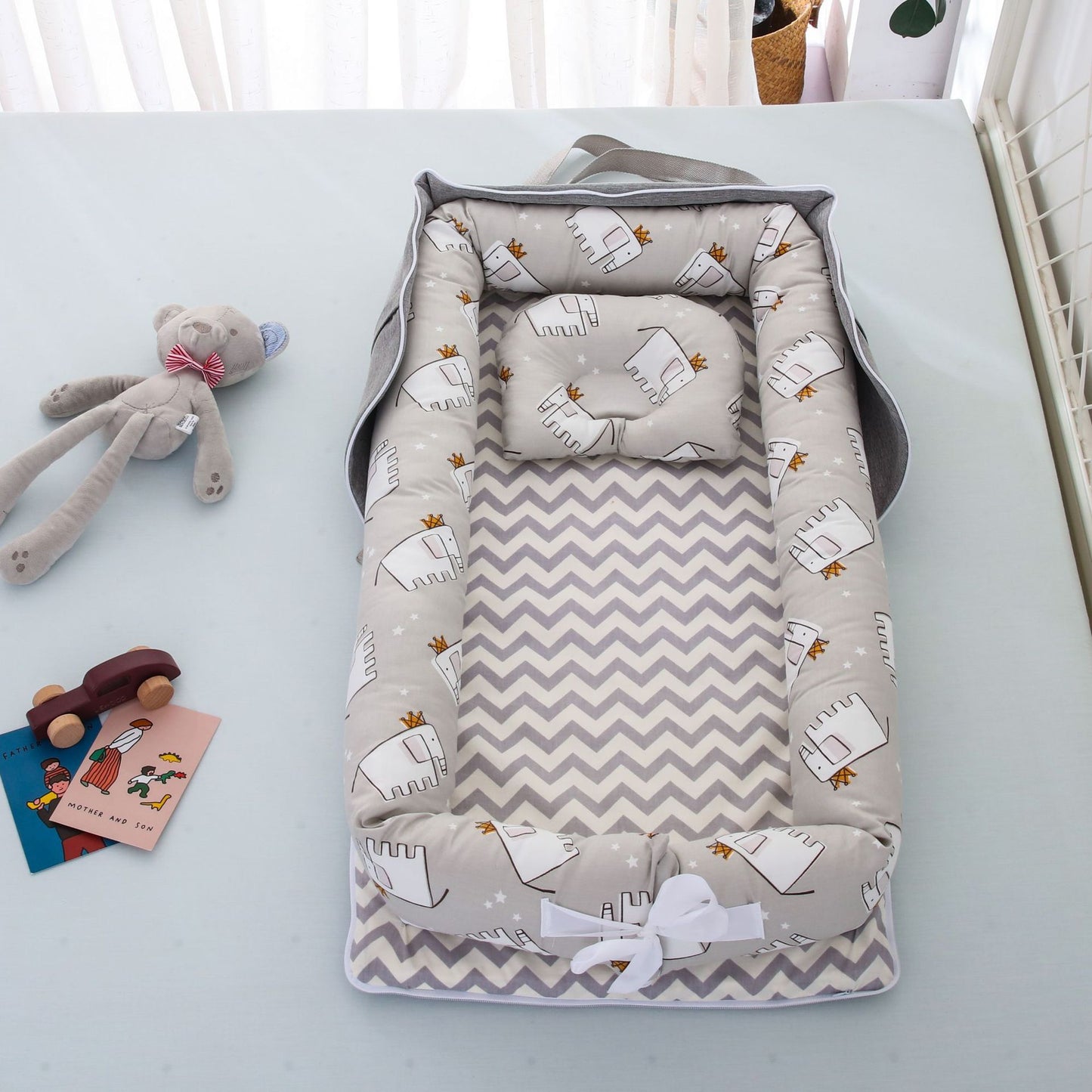 Snuggle Nest Cotton Foldable Baby Bed