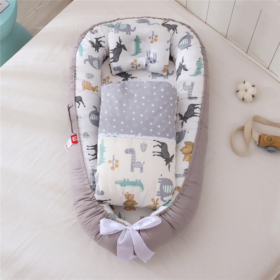 Cotton Foldable Baby Nest Set