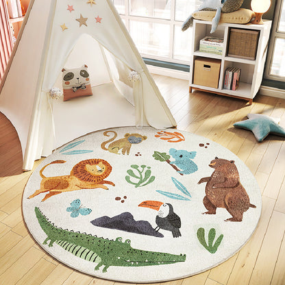 Playful Round Rug