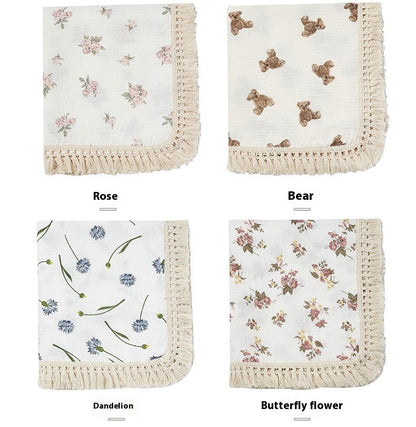 NatureCuddle Tassel Blanket