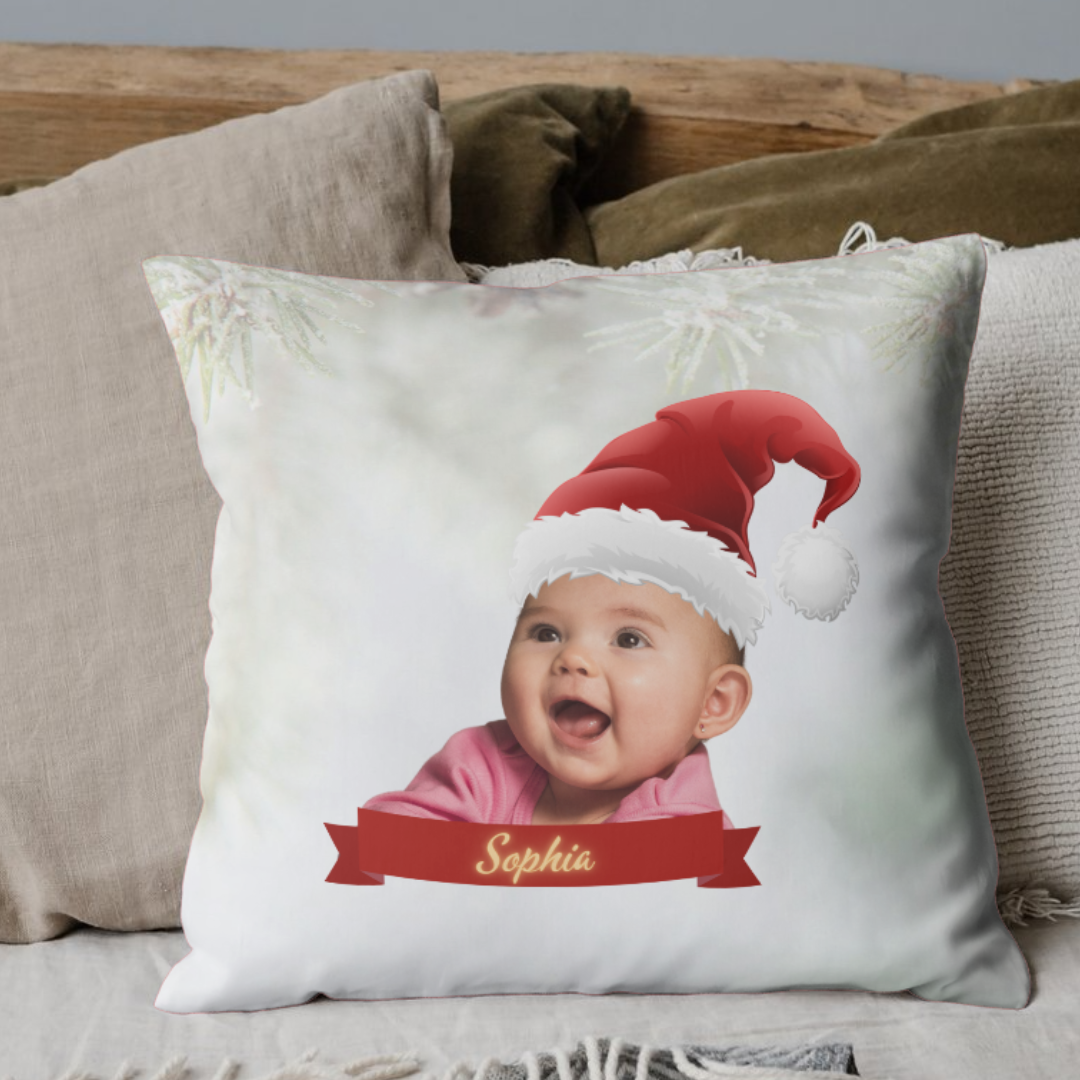 Personalized Christmas Charm Cushion